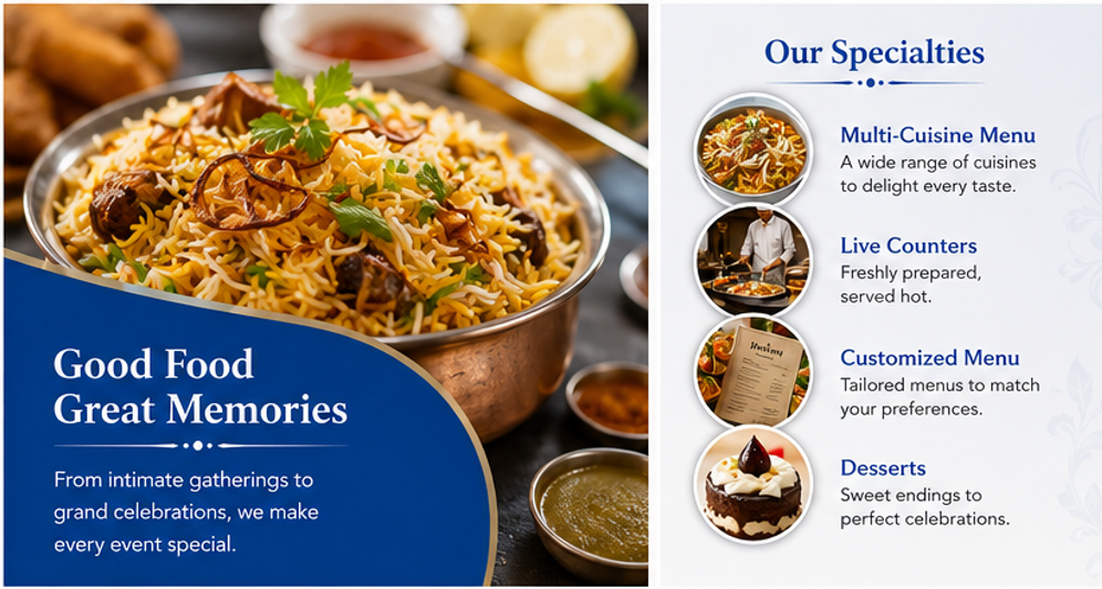 birthday catering service meerut